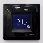 Терморегулятор Devireg Touch c датчиком пола и воздуха (Черный)
