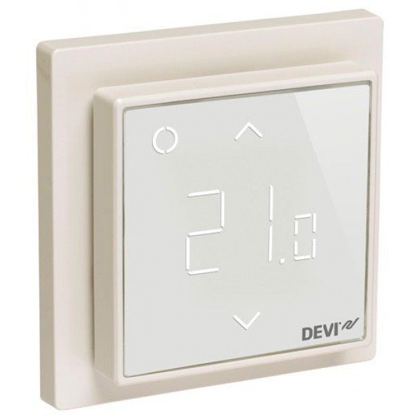 Терморегулятор DEVIreg Smart интеллектуальный с Wi-Fi, 16А (белый)